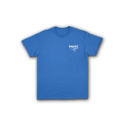 SIGNATURE TEE - BLAUW