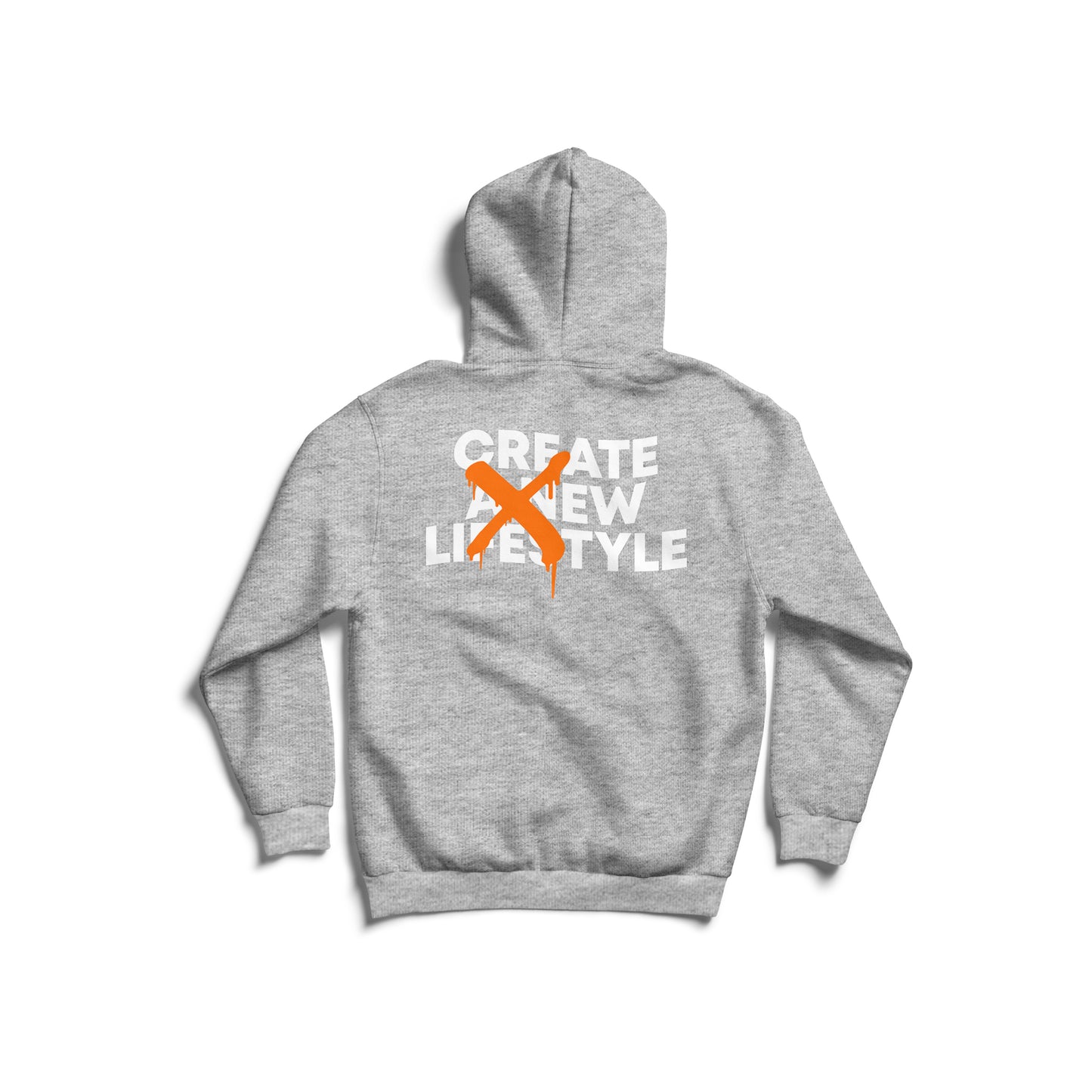 CREATE A NEW LIFESTYLE HOODIE - GRIJS