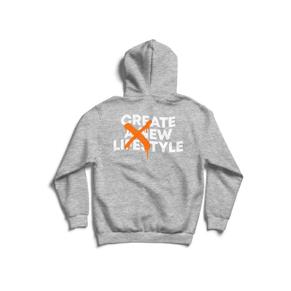 CREATE A NEW LIFESTYLE HOODIE - GRIJS